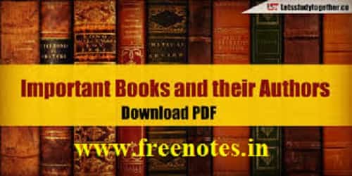 List Of 100 Famous Books Authors 2018 competitive Exams-min
