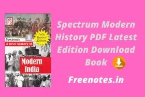 Spectrum Modern History PDF Latest Edition