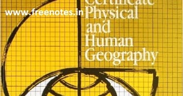 Certificate Physical and Human Geography PDF Download