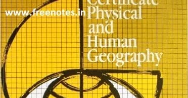 Certificate Physical and Human Geography PDF Download