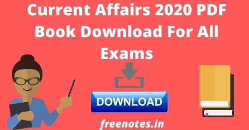 Current Affairs 2020 PDF Book Download For All Exams