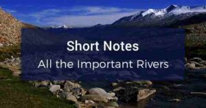 Bharat Ki Nadiya PDF (Indian Rivers Notes) भारत की प्रमुख नदियां