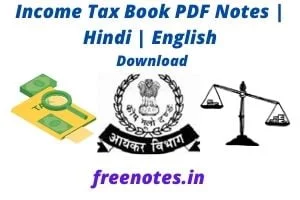Income Tax Book PDF Notes _ Hindi _ English
